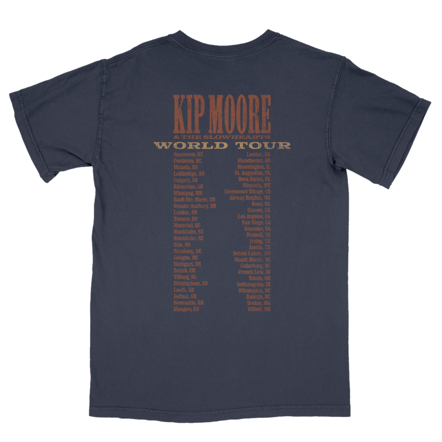 Navy World Tour Tee