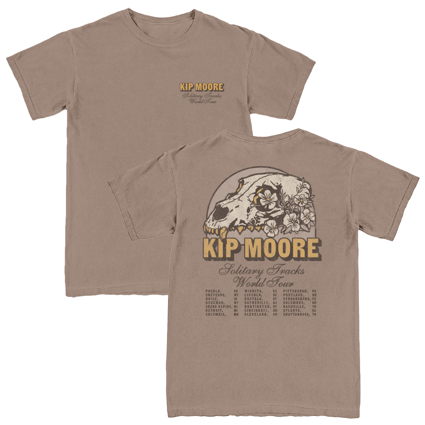 Solitary Tracks World Tour Tee