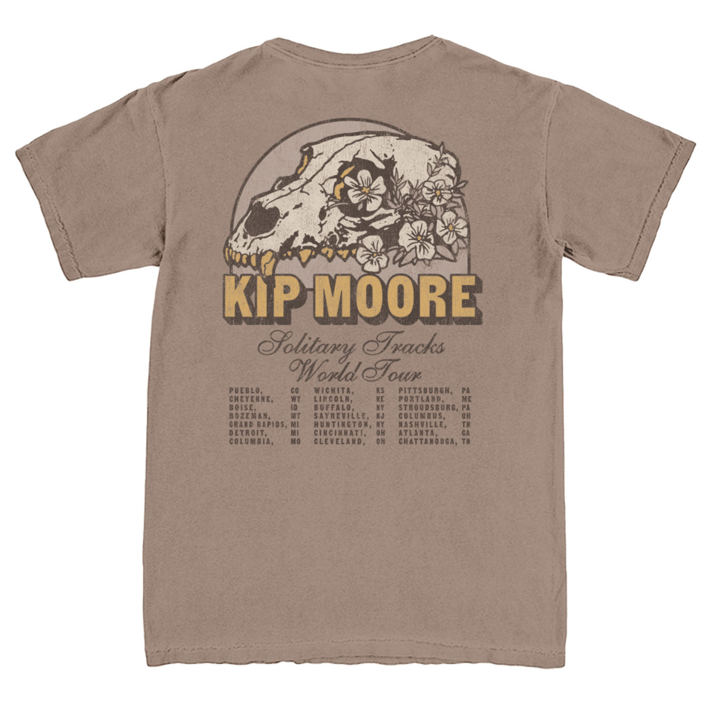 Solitary Tracks World Tour Tee